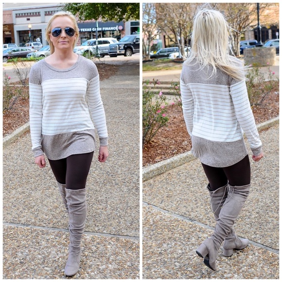 Tops - Blowout Sale Mocha Long Sleeve Top